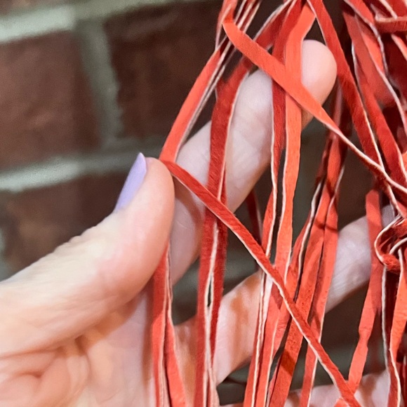 Vintage Liz E Parker custom made suede fringed skirt with beading and boning. - Picture 6 of 16